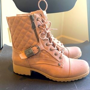 ByGuess salmon boots size 6M
